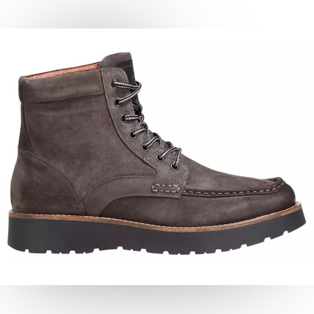 Men's Casual Lace Wedge Boots